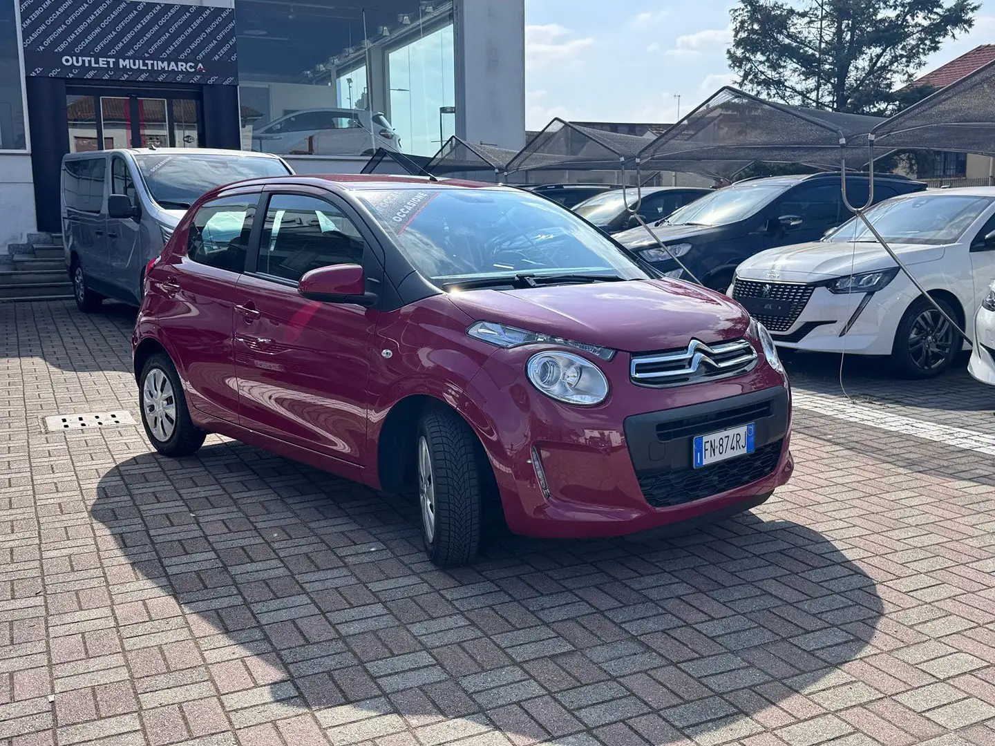Citroen C1 5 Porte 1.0 VTi Feel E6 Rosso - 2