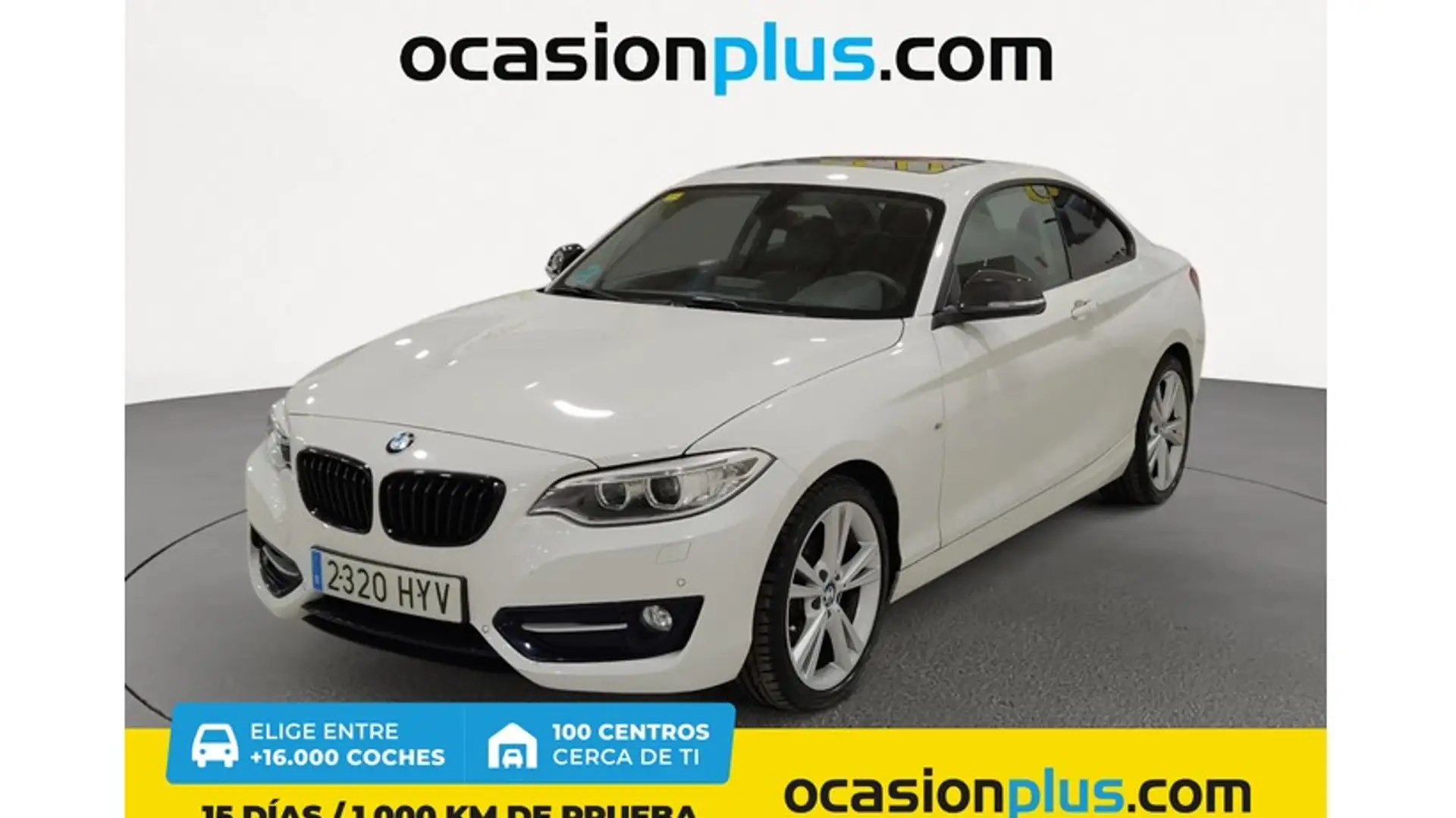 BMW 218 218d Coupé Blanc - 1