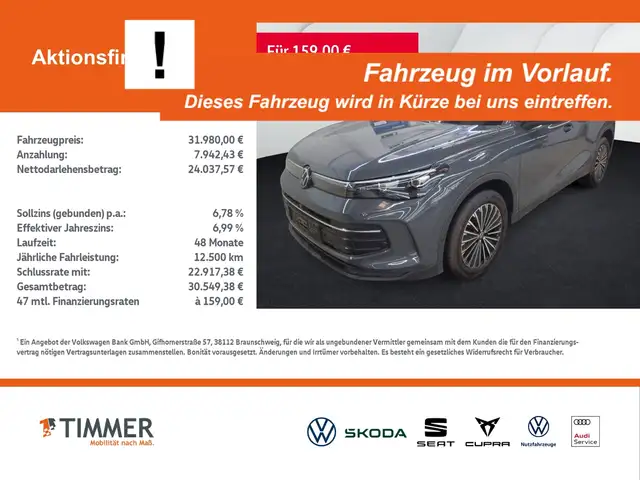 Volkswagen Tiguan 1.5 eTSI DSG GOAL +AHK +360° +LED +ACC +VIRTUAL +