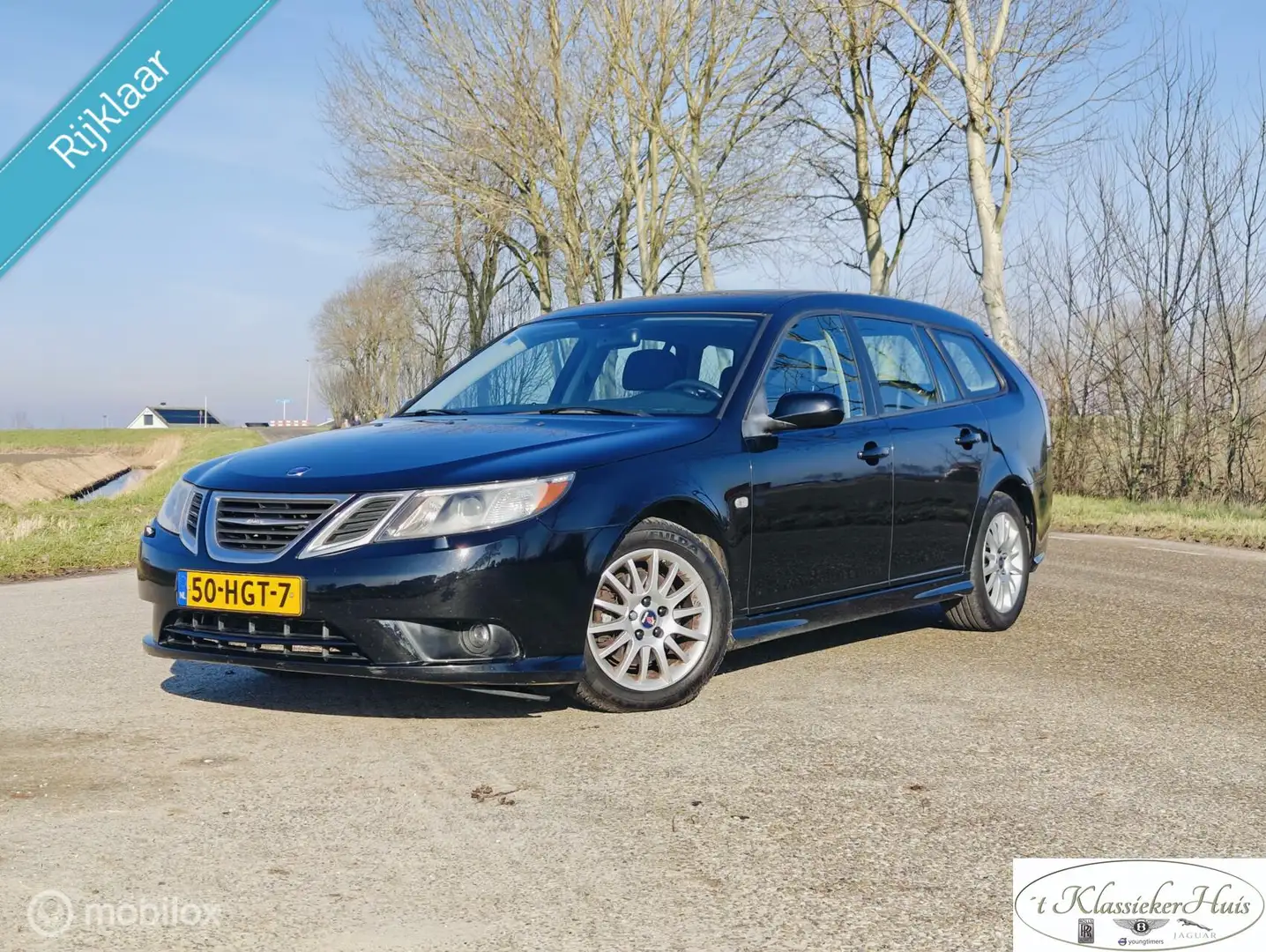 Saab 9-3 Sport Estate 1.8t Vector Sport Schwarz - 1