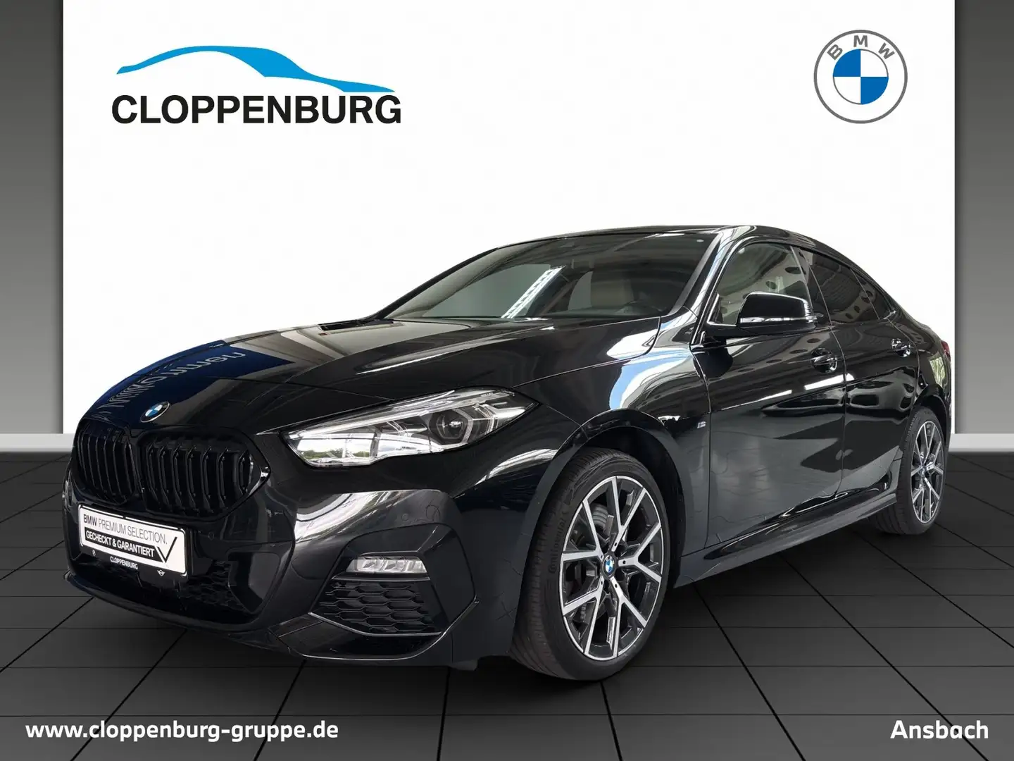 BMW 220 d xDrive M Sportpaket Navi+SHZ+HiFi+LED+Ambi Schwarz - 1