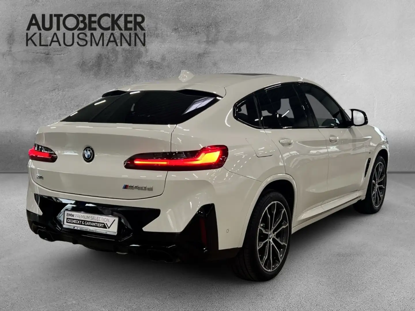 BMW X4 d AUTOMATIK M SPORT 20''LC PROF HuD AHK LASER PARK Weiß - 2