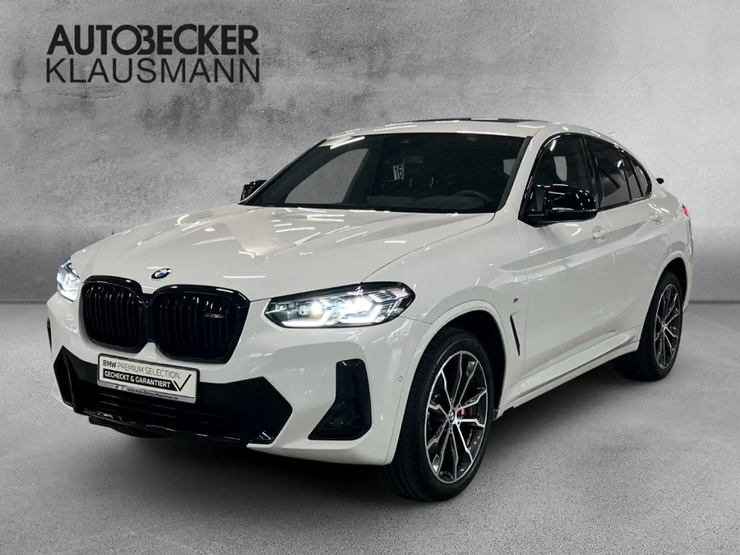 BMW X4 d AUTOMATIK M SPORT 20''LC PROF HuD AHK LASER PARK Weiß - 1