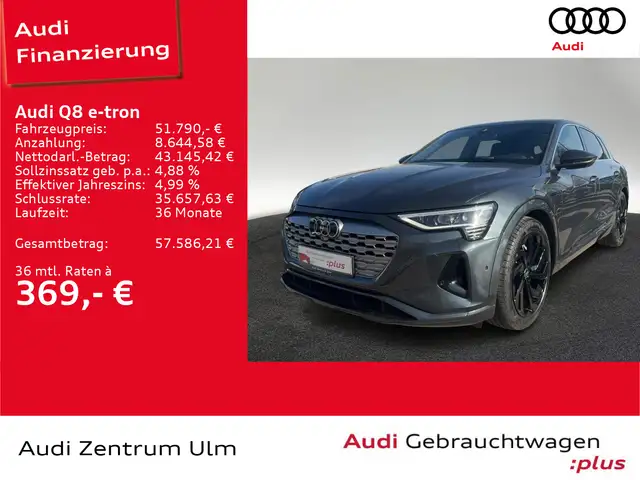 Audi Q8 e-tron 55 qu advanced PANO MATRIX B&O HuD 21"