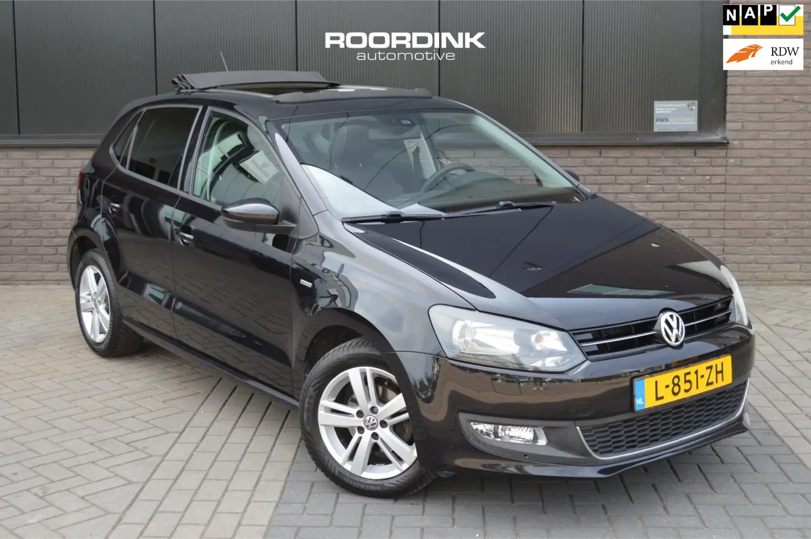 Volkswagen Polo Open dak|Cruise|Stoelverwarming|Airco Noir - 1