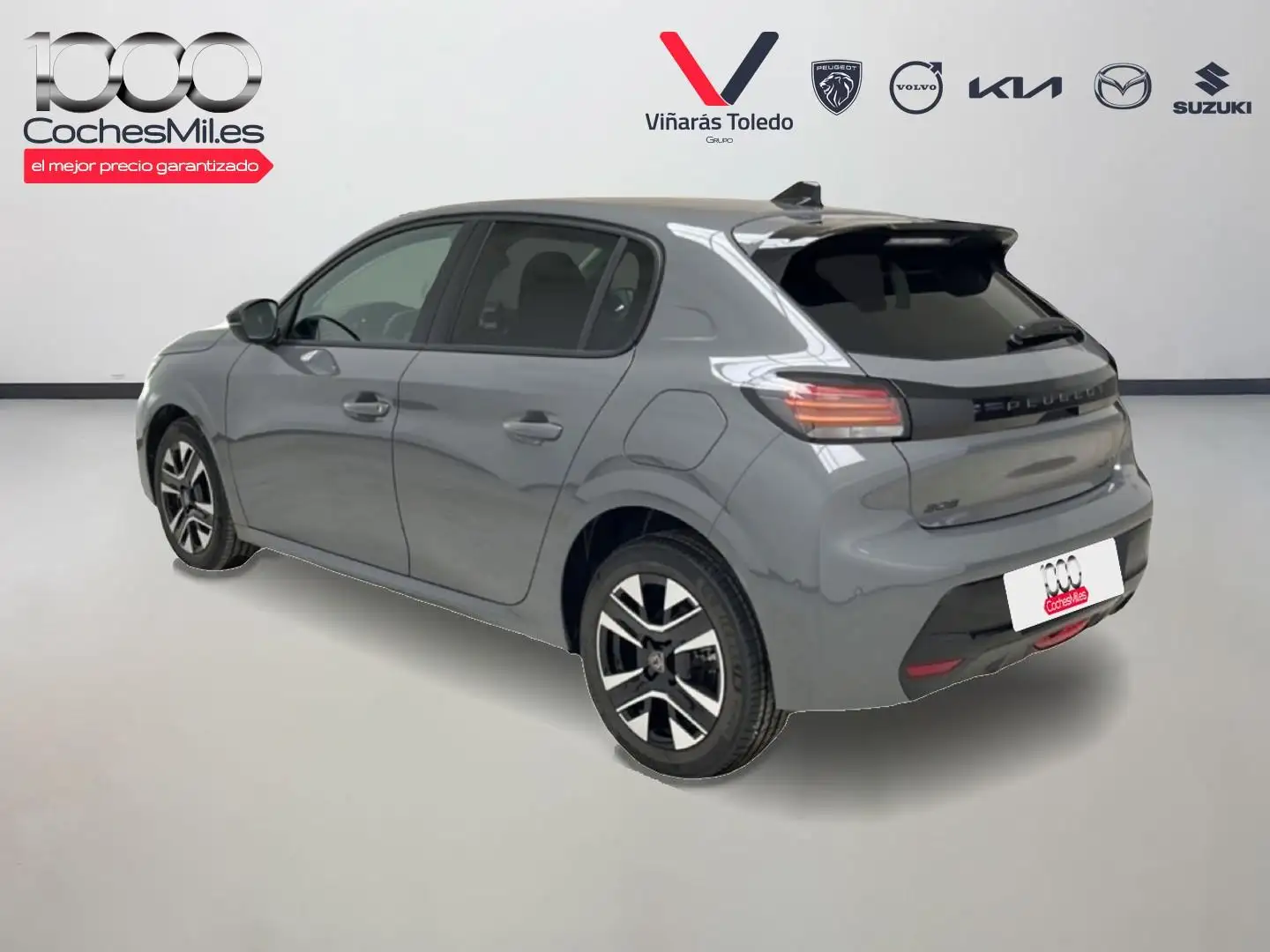 Peugeot 208 1.2 Hybrid Allure e-DCS6 100 Gris - 2