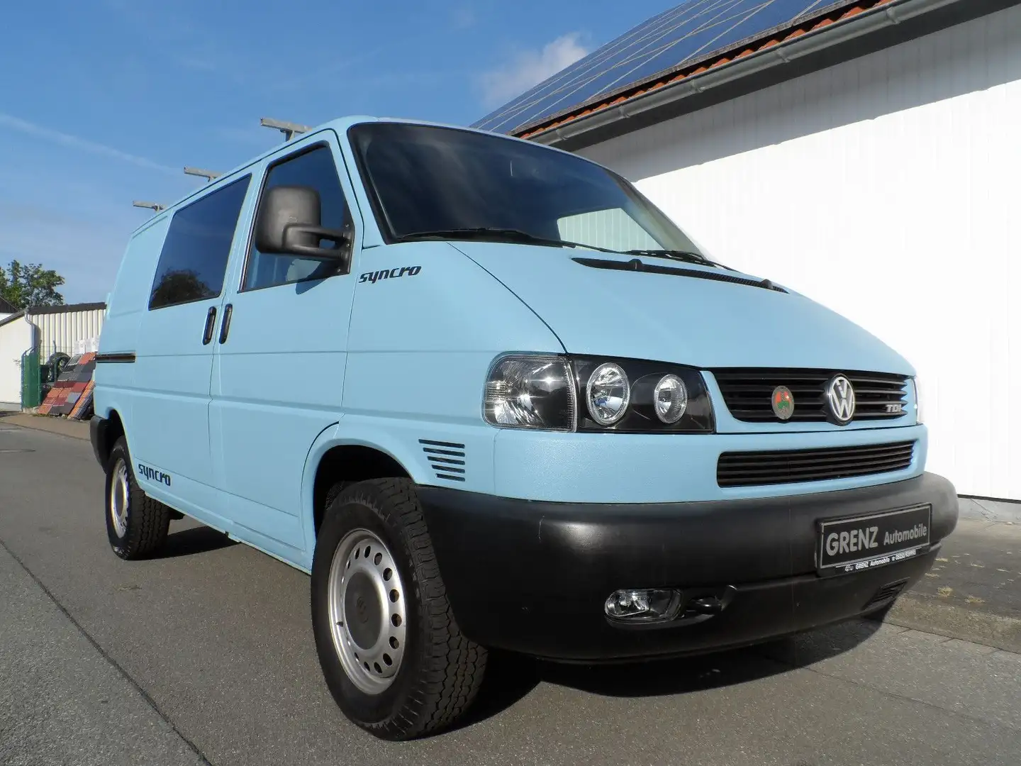 Volkswagen T4 Syncro AXL Motor Raptorlack SEIKELHöherlegung Blau - 2