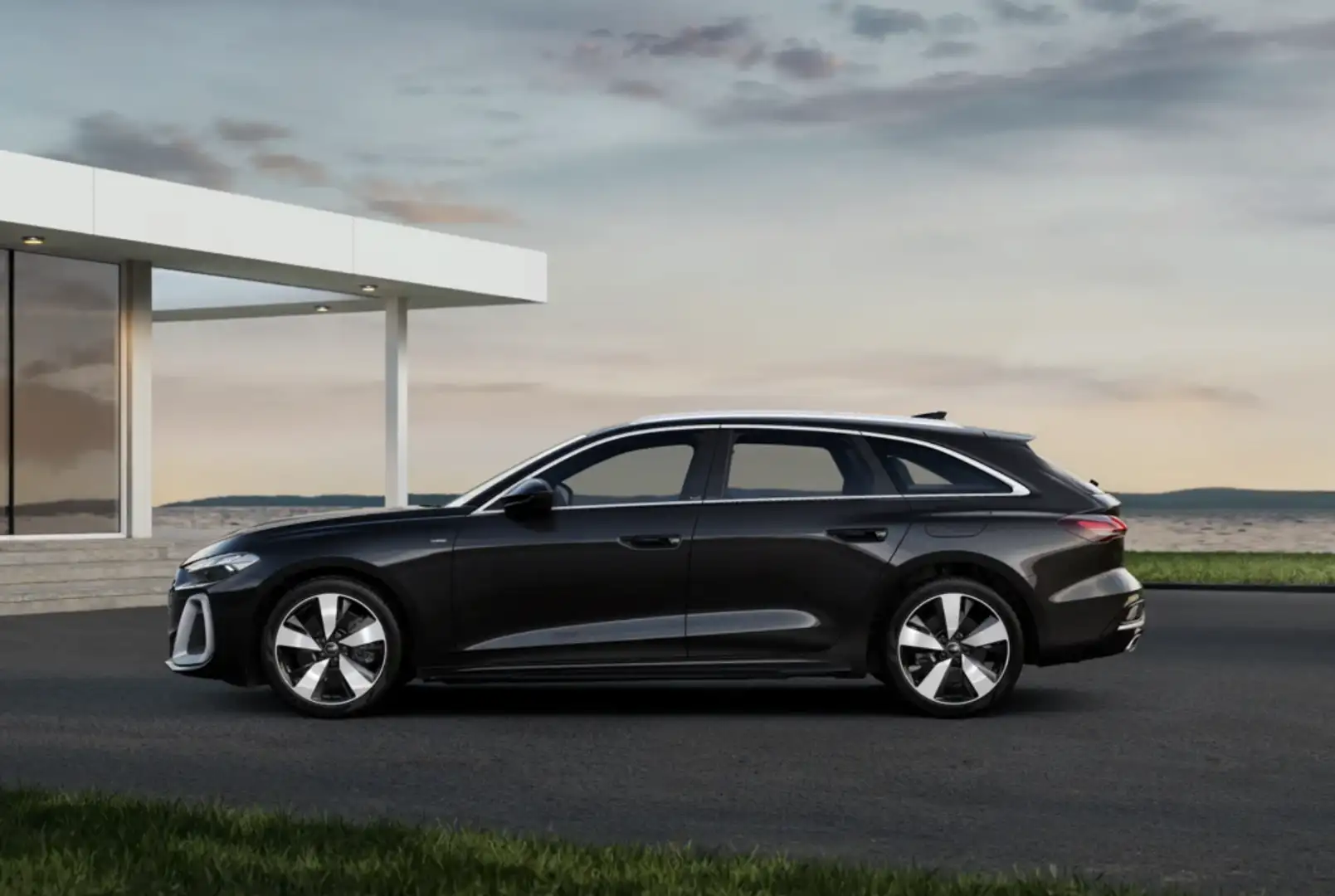 Audi A5 Avant e-hybrid S line quattro S tronic 220kW Negro - 2