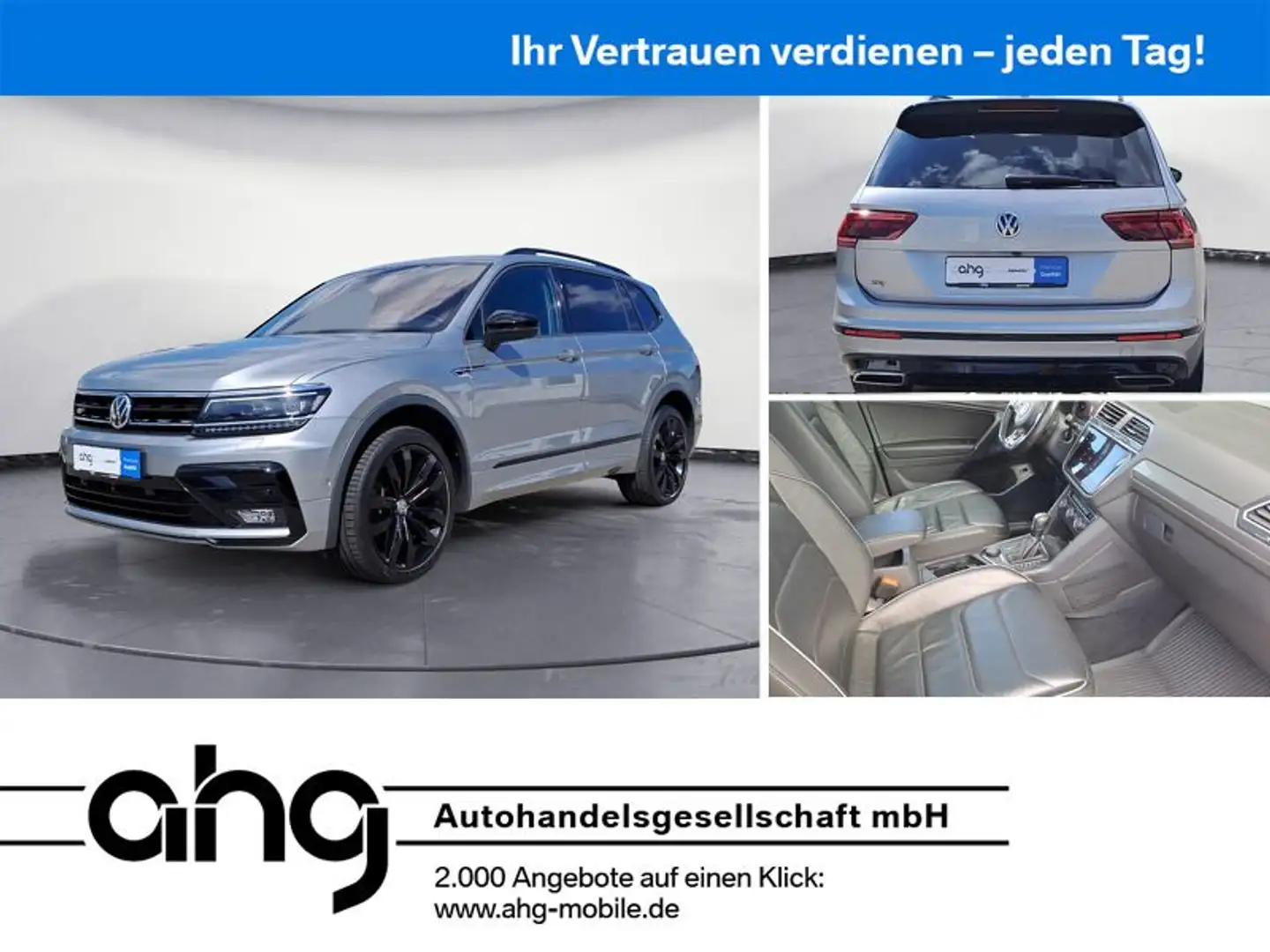 Volkswagen Tiguan Allspace AHK Silber - 1