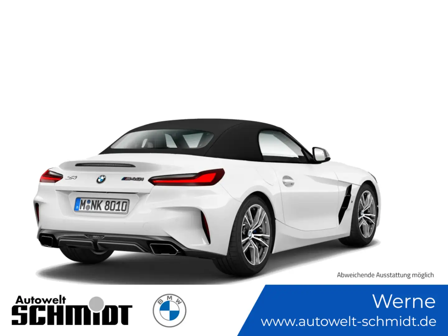 BMW Z4 M40i + Innovationspaket + ACC +Rückfahrkamera Weiß - 2