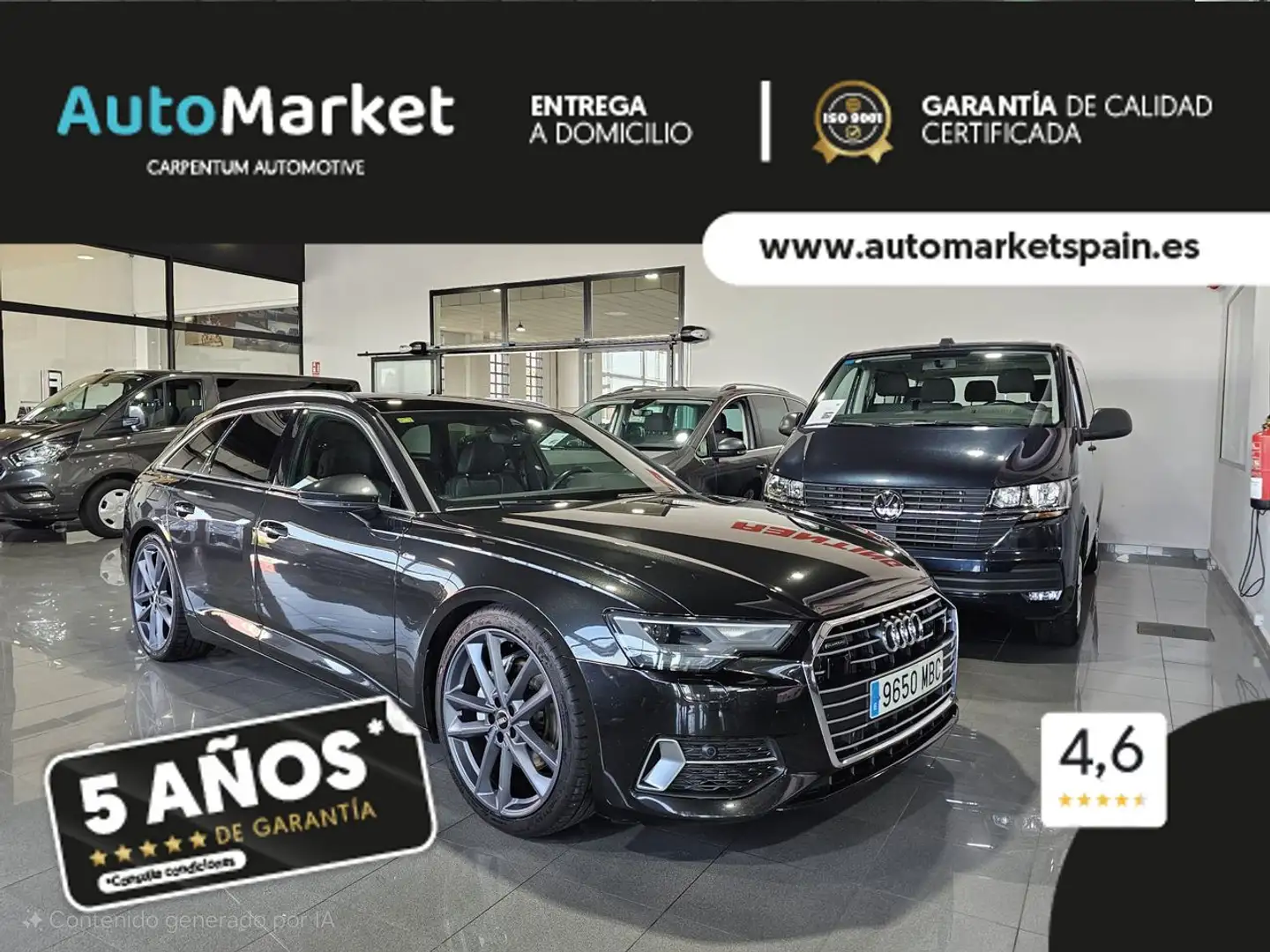 Audi A6 3.0 V6 286CV Negro - 2