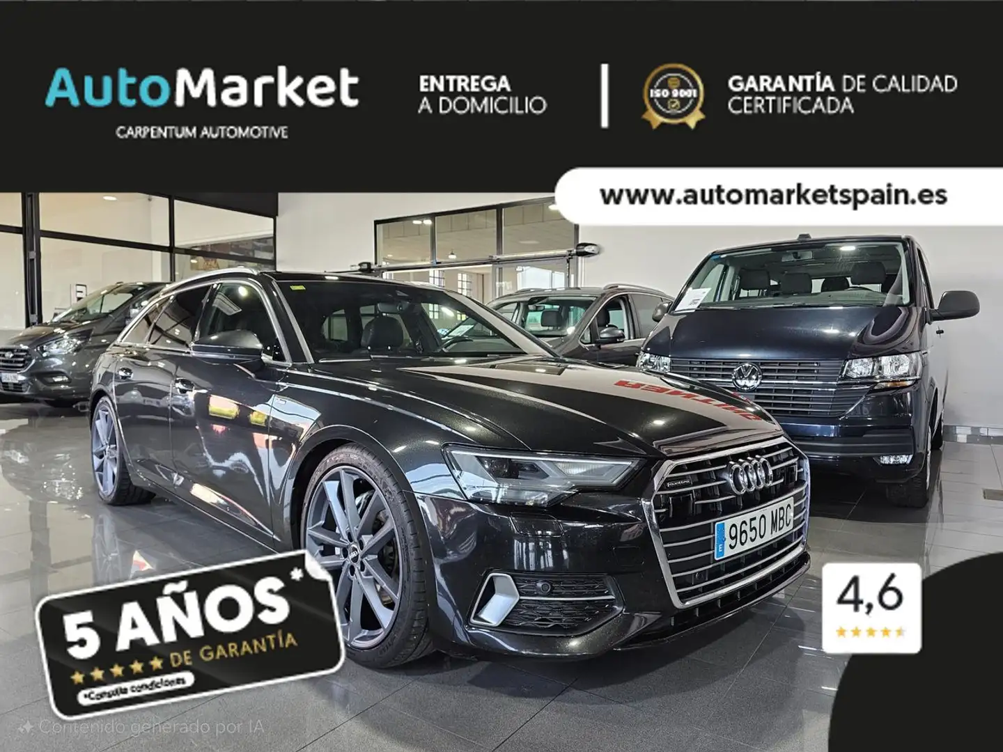 Audi A6 3.0 V6 286CV Negro - 1