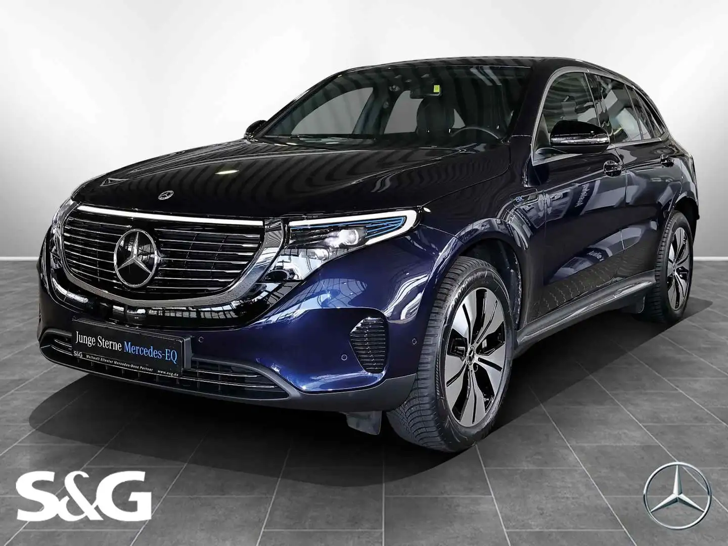 Mercedes-Benz EQC 400 4M AHK+KAMERA+DISTRONIC+MBUX+LED+PDC+19" Blau - 1