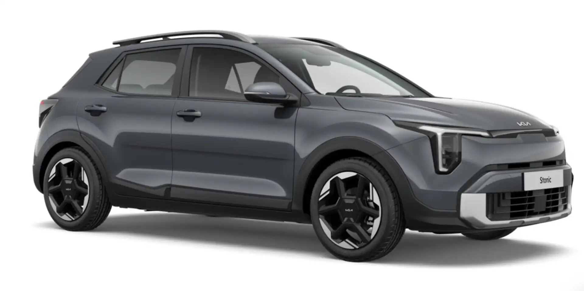 Kia Stonic GT-Line AT MHEV Pano ACC SHZ LED Nav Kam 84 kW ... Grau - 2