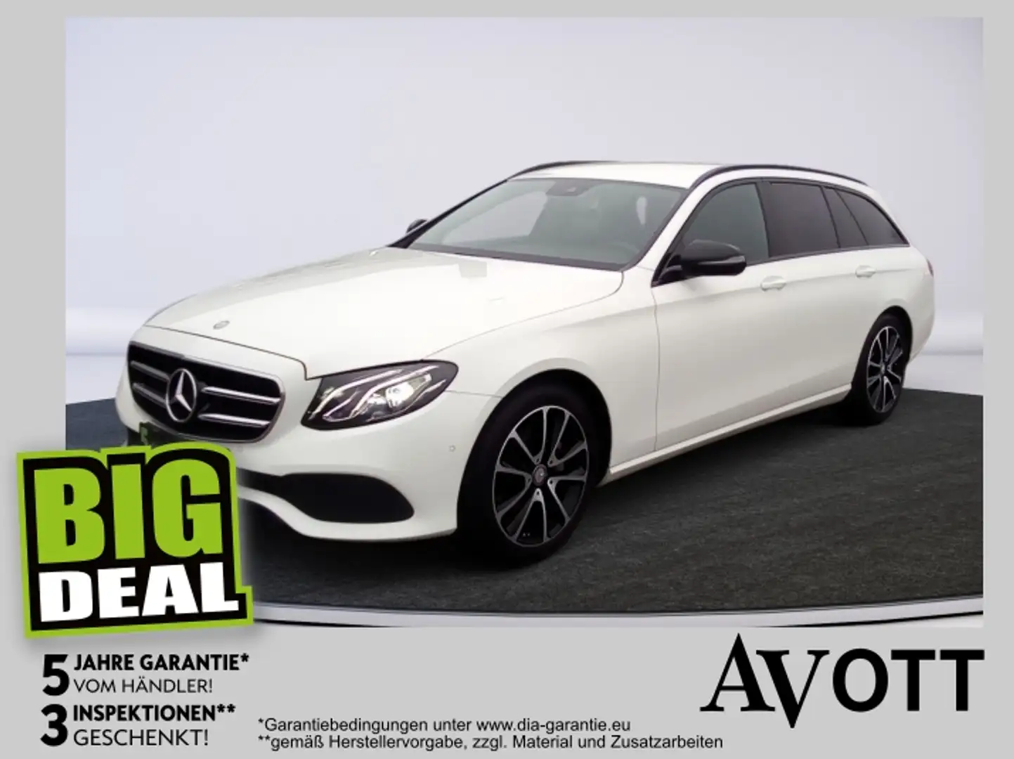 Mercedes-Benz E 220 d T Avantgarde Aut. Bianco - 1