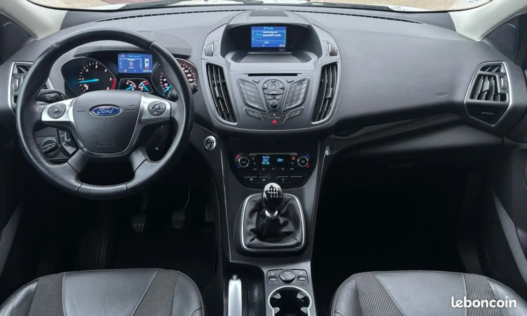 Ford Kuga 2.0 tdci 150ch titanium 4x2 1er main entretien complet sieges chauffants Blanc - 2