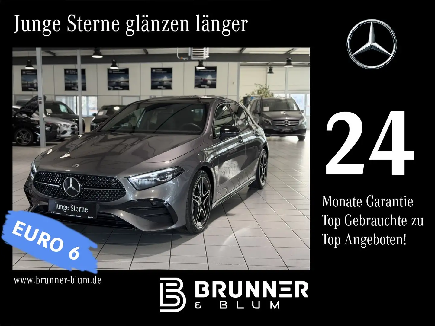 Mercedes-Benz A 250 A 250 4M AMG Prem+,Panodach,Memory,Night,HUD,Ambi Grau - 1