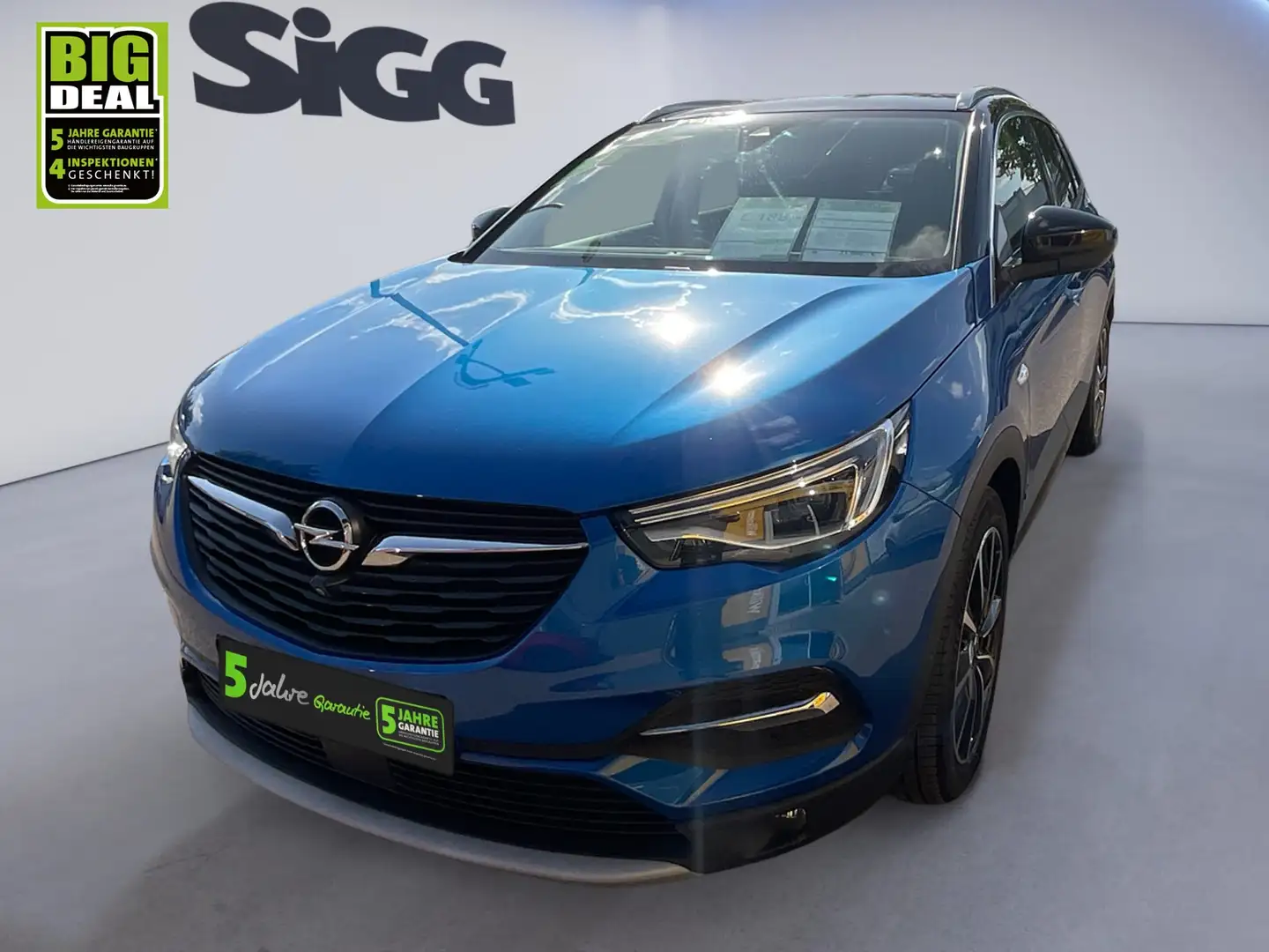 Opel Grandland 1.6 Turbo Ultimate 4x4 Allrad Leder Blau - 2