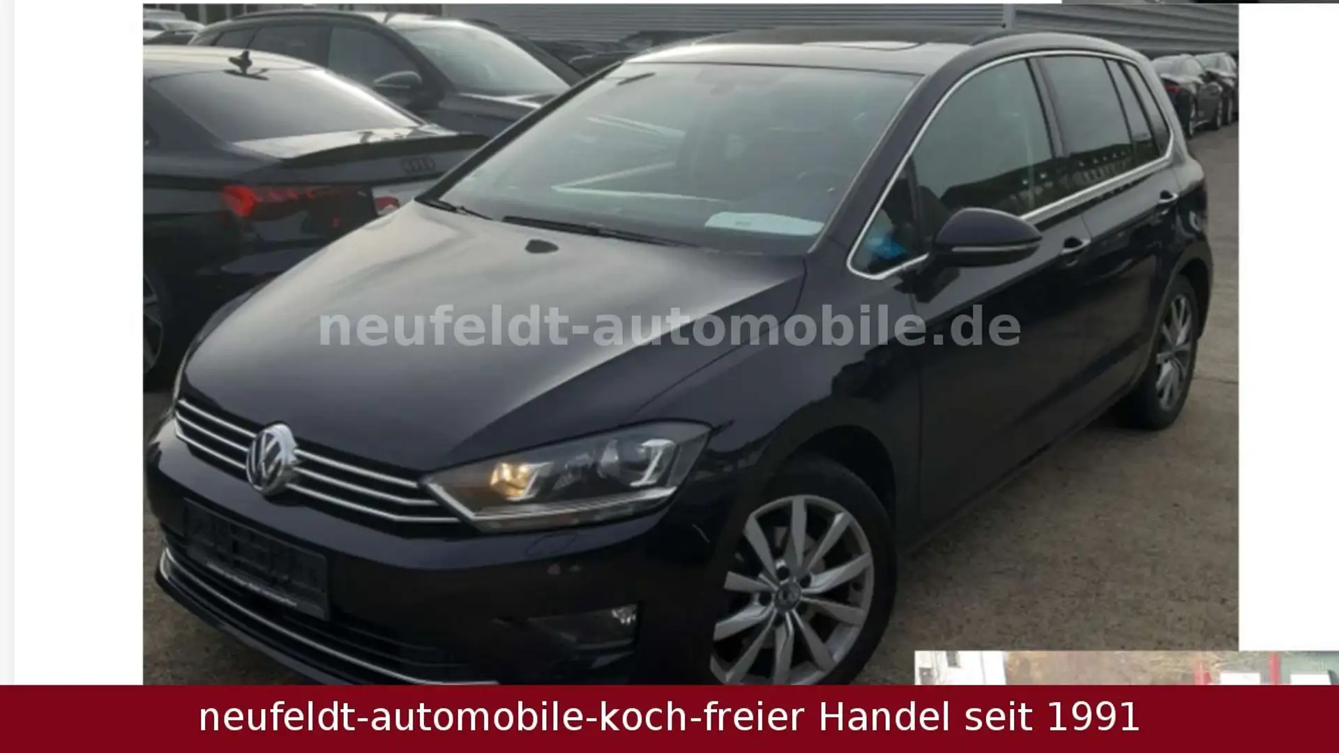 Volkswagen Golf Sportsvan Highline Pano Standheizung Schwarz - 1