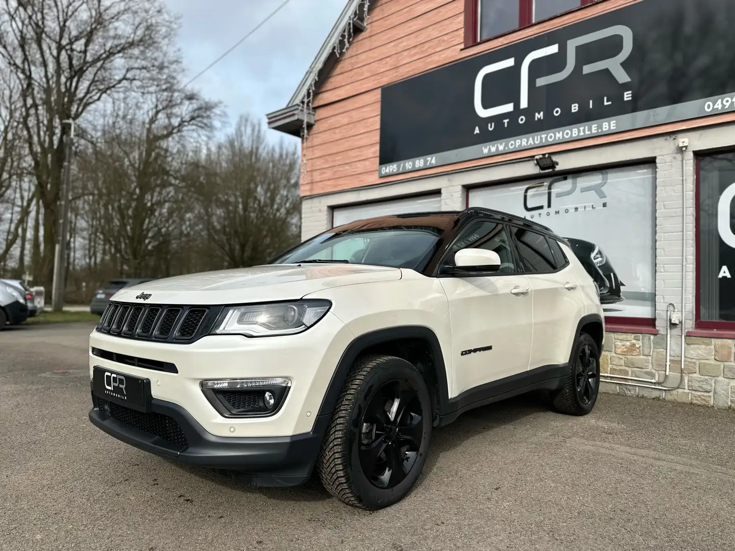 Jeep Compass 1.4 Turbo 4x4 * GPS * LED * CAMERA * SONO * CUIR * Blanc - 1