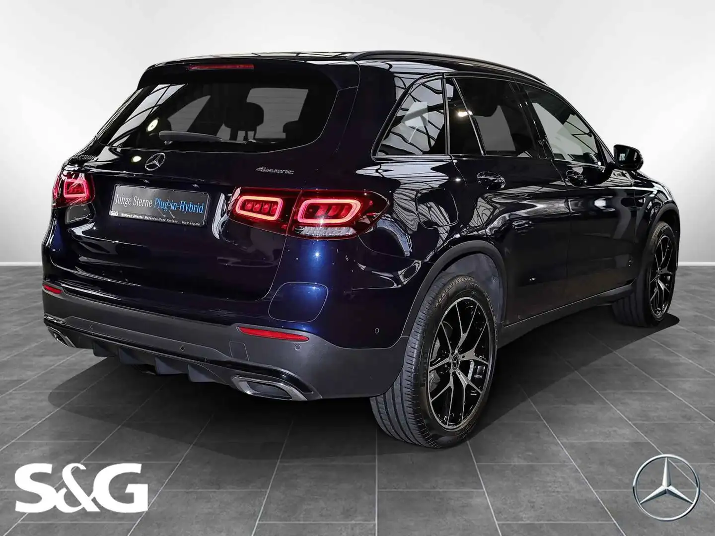Mercedes-Benz GLC 300 e 4M AMG HEADUP+DISTRONIC+PANO+360°+20" Bleu - 2