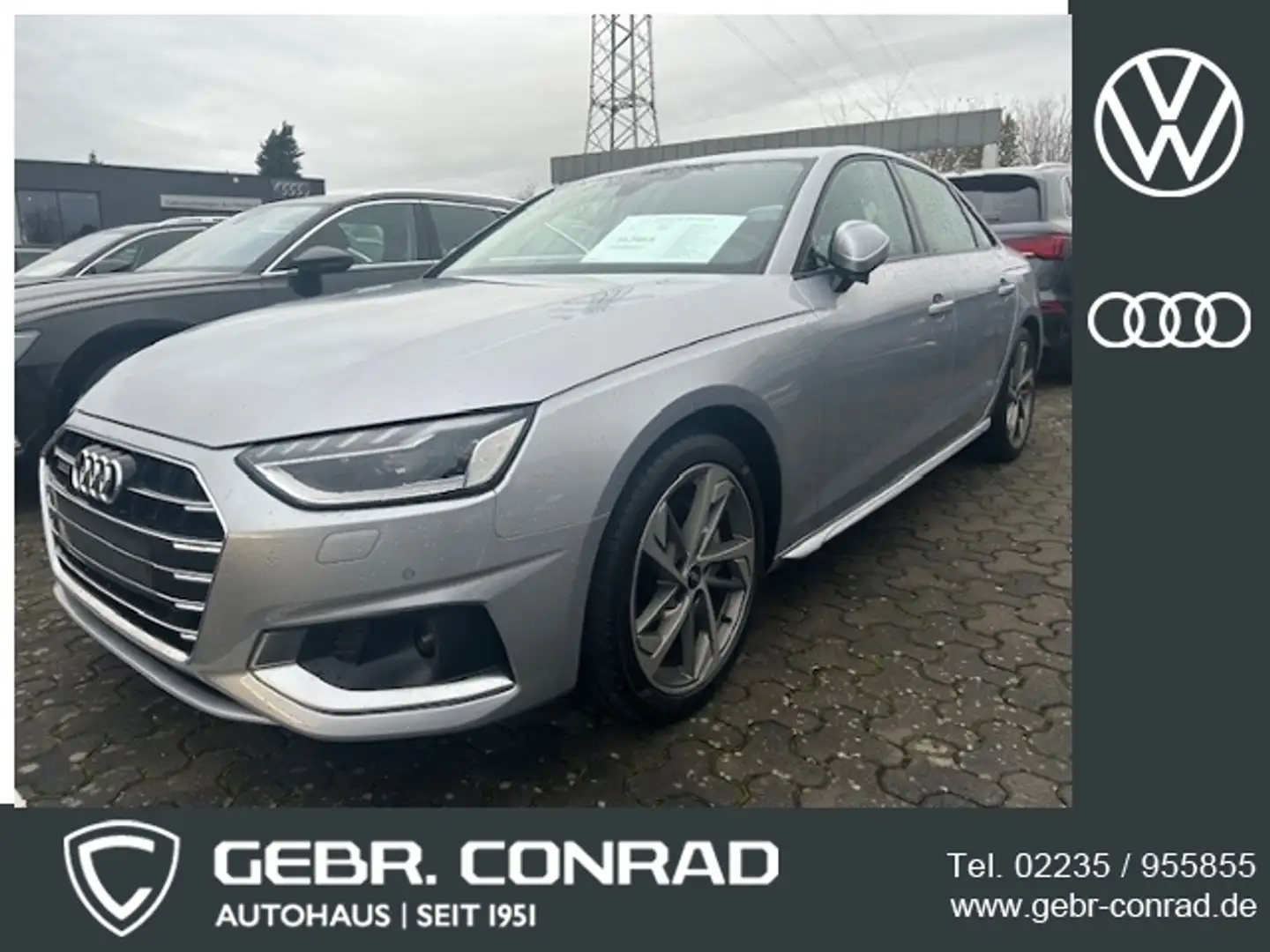 Audi A4 Lim. 40 TDI quattro, NP: 65.000 € Silber - 1
