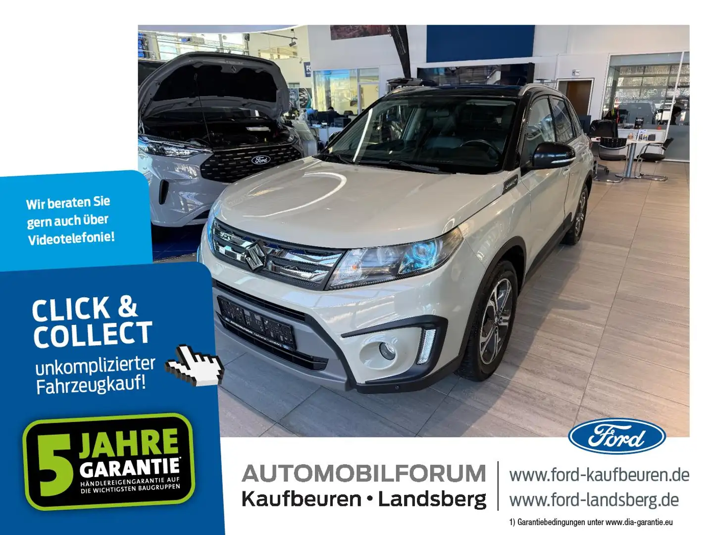 Suzuki Vitara 1.6 DDiS Comfort 4x4 AWD ACC AHK Pano SHZ Beige - 1