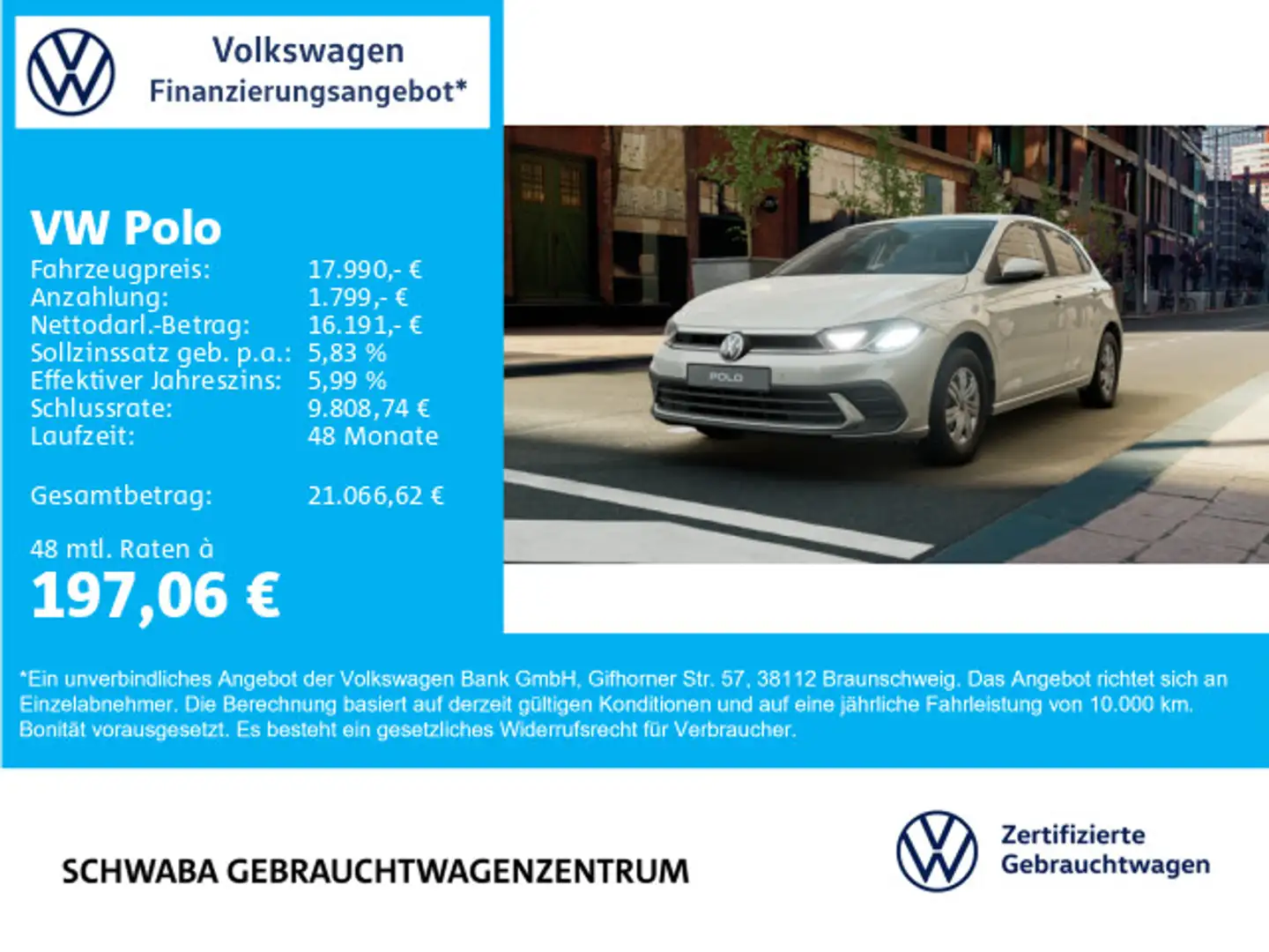 Volkswagen Polo 1,0 l *LED*DIGITAL*PDC*MFL* Grau - 1