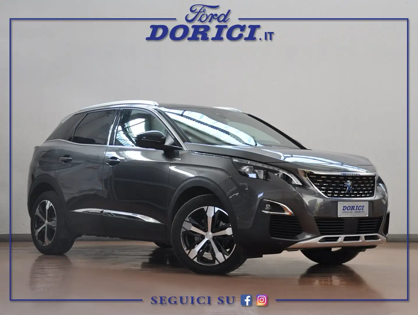 Peugeot 3008 1.2 Puretech Turbo 130Cv GT Line Grigio - 1