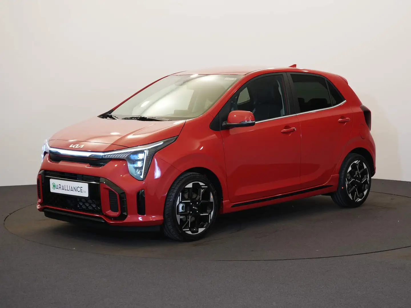 Kia Picanto GT Line 1.2DPi|NAVI|LED|Sieges.CH+Vol.CH|Rég|LaneA Rood - 1