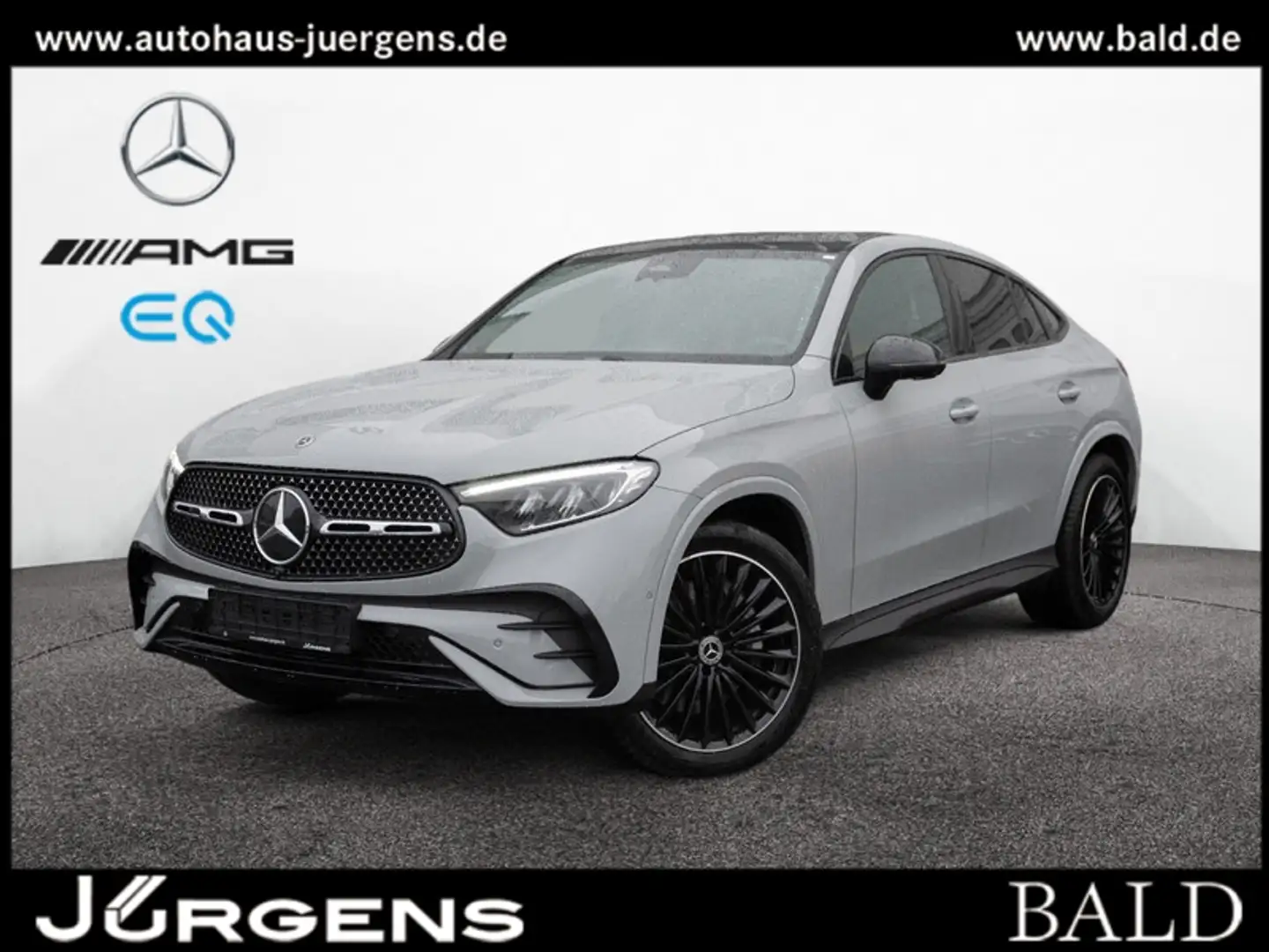 Mercedes-Benz GLC 220 d 4M Coupé AMG-Sport/Pano/Burm/AHK/Night Grau - 1