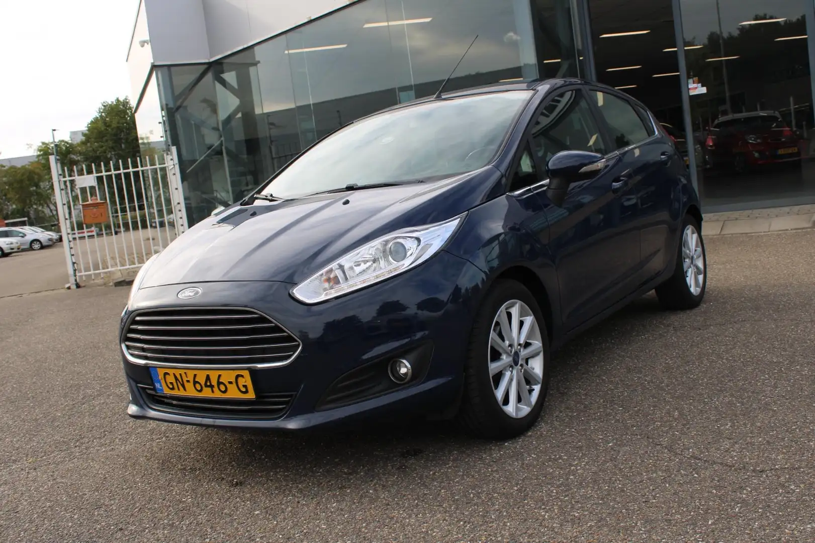 Ford Fiesta 1.0 EcoBoost Titanium, Navi, Airco, 5 Deurs, 100 P Blau - 2