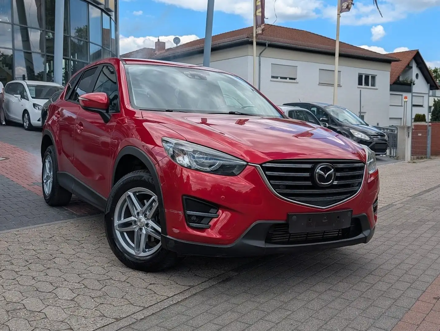 Mazda CX-5 Sports-Line 4x4 1 Hand. Navi. RFK. Leder Rot - 2