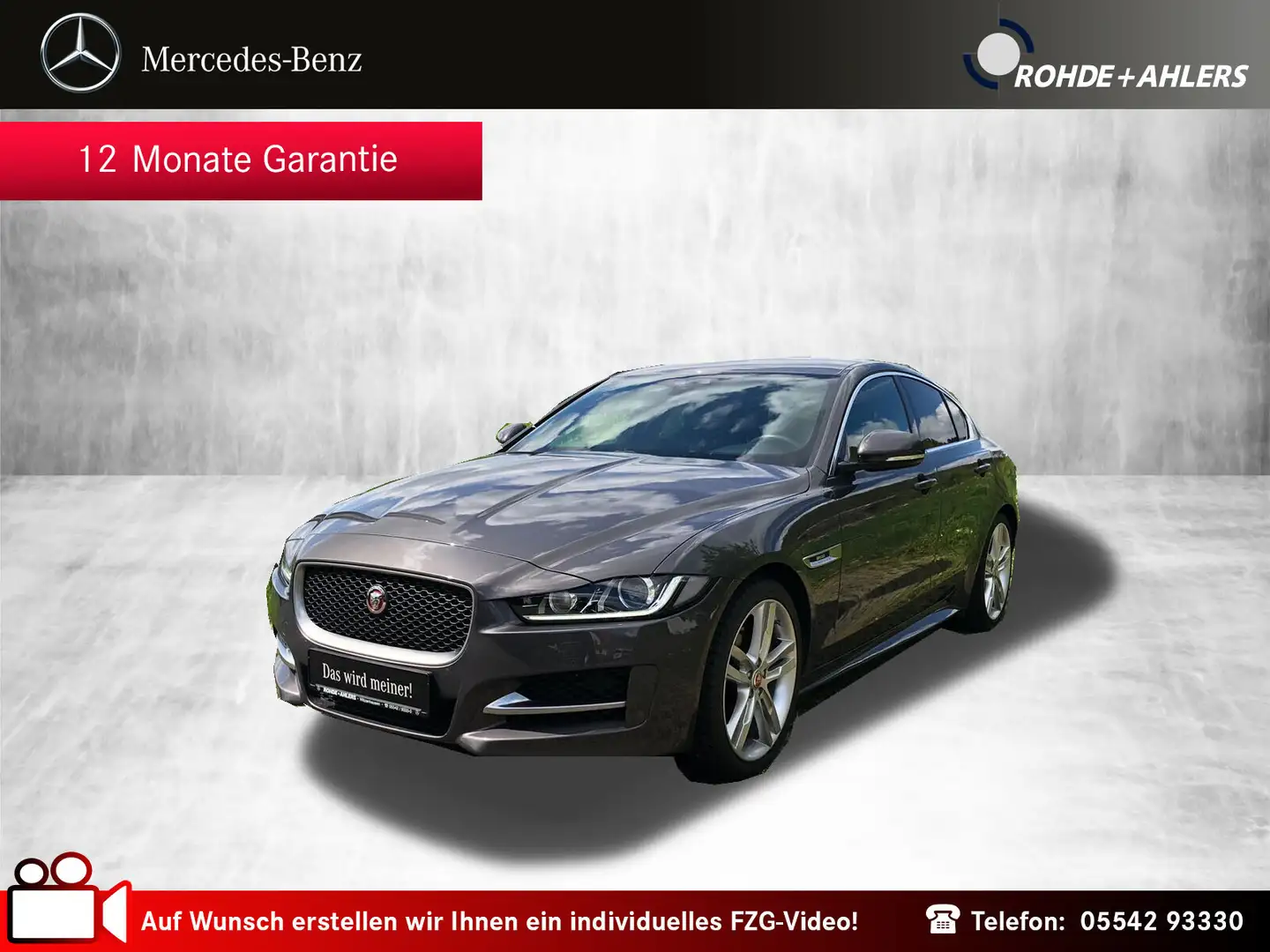 Jaguar XE XE R-Sport 25t KEYLESS GO+AMBIENTE+MERIDIAN ++++ siva - 1