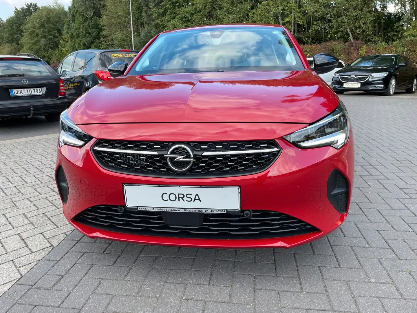 Opel Corsa F Elegance Automatik Rouge - 1