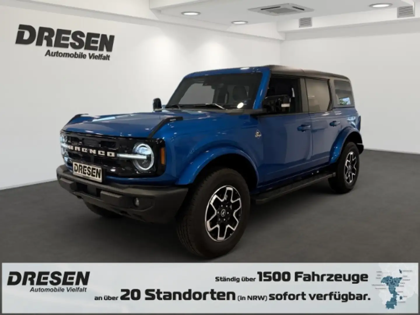 Ford Bronco 2.7 EcoBoost V6 Outer Banks - Front- & Heckkamera Blau - 1