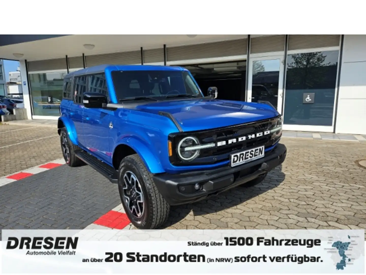 Ford Bronco 2.7 EcoBoost V6 Outer Banks - Front- & Heckkamera Blau - 1