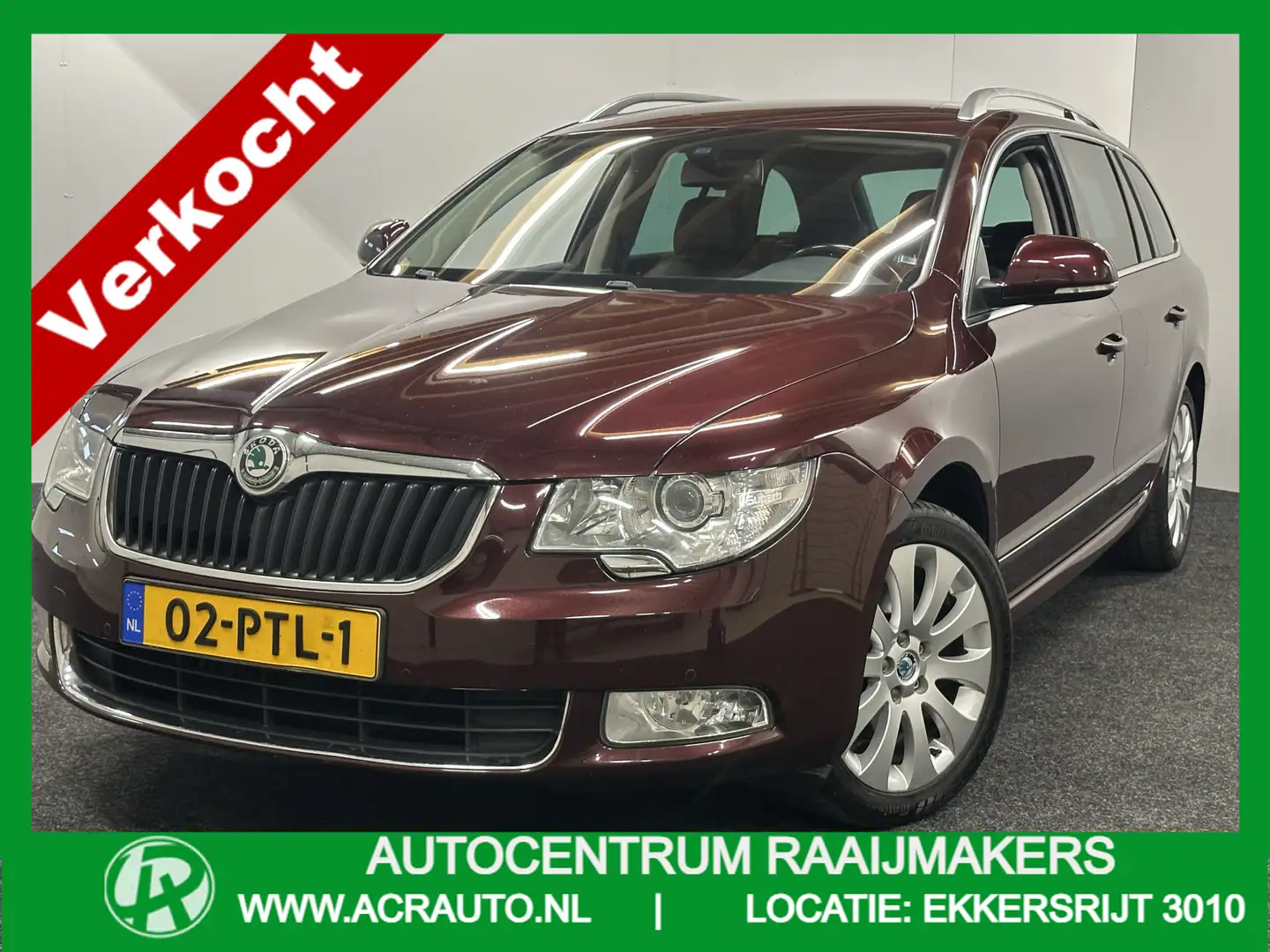 Skoda Superb Combi 1.8 TSI Elegance Business Line LEDER STOELVE Blauw - 1