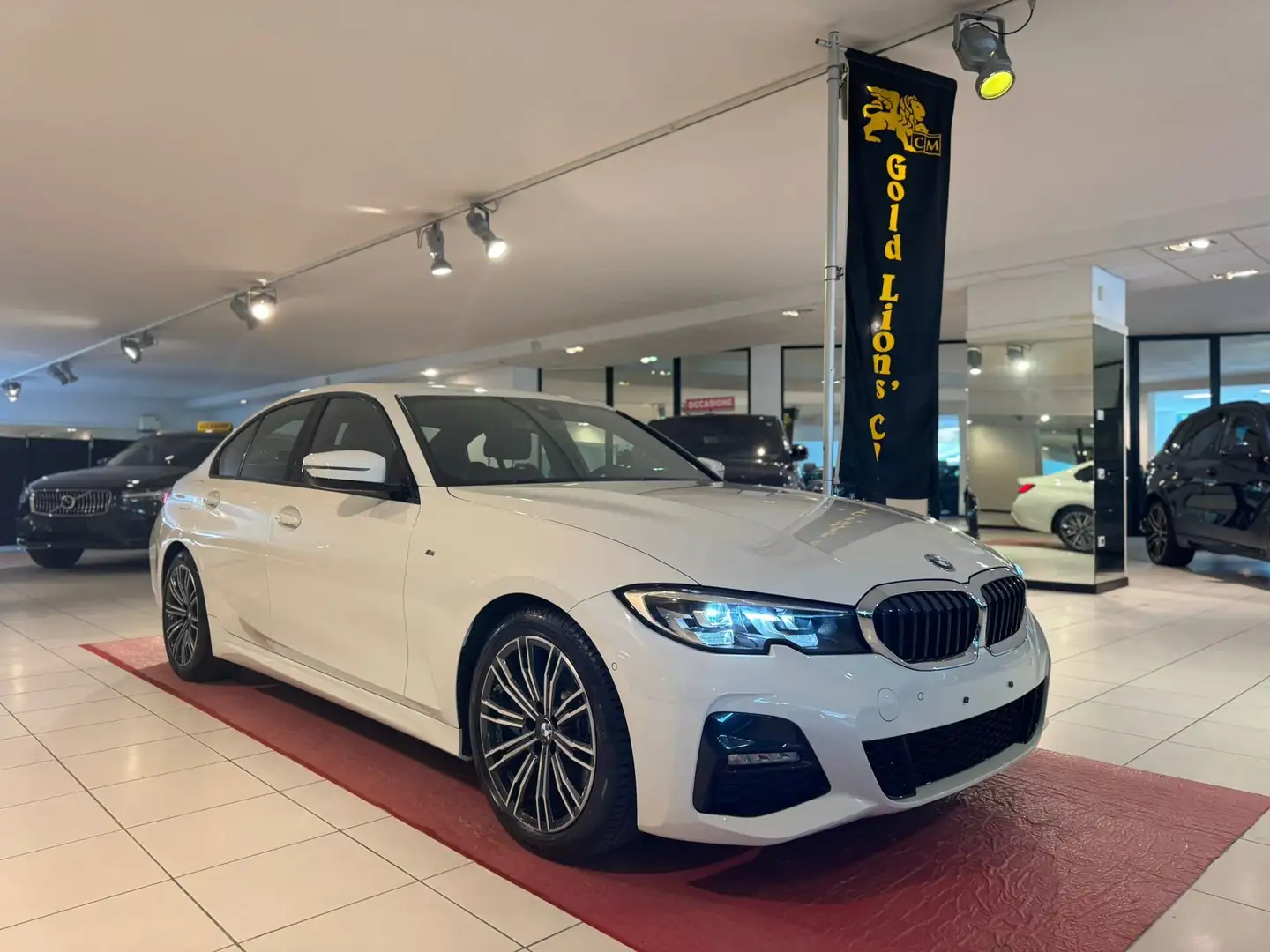 BMW 320 d mhev 48V Msport auto SEDILI PEL/ALC*CLIMA 3 ZONE Blanc - 1