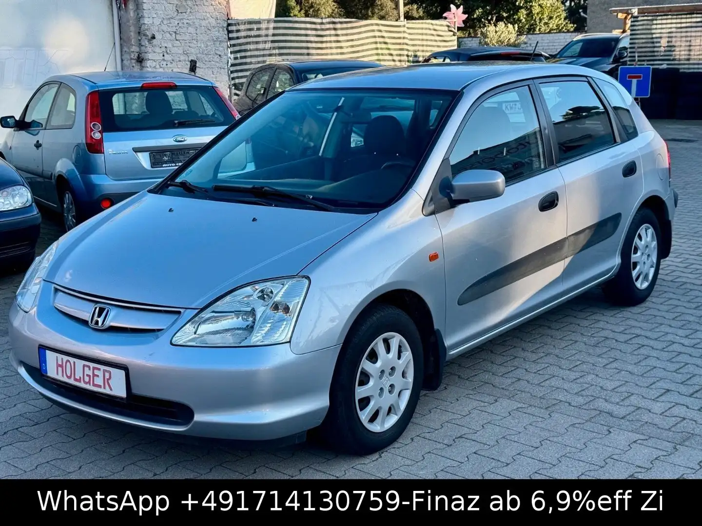 Honda Civic 1.4i S-FÄHRT GUT-HU 12-2025 Серебристый - 1