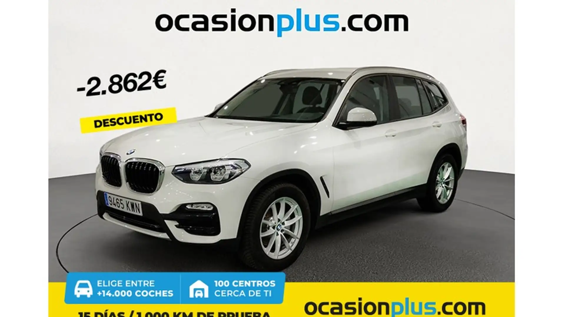 BMW X3 xDrive 20dA Weiß - 1