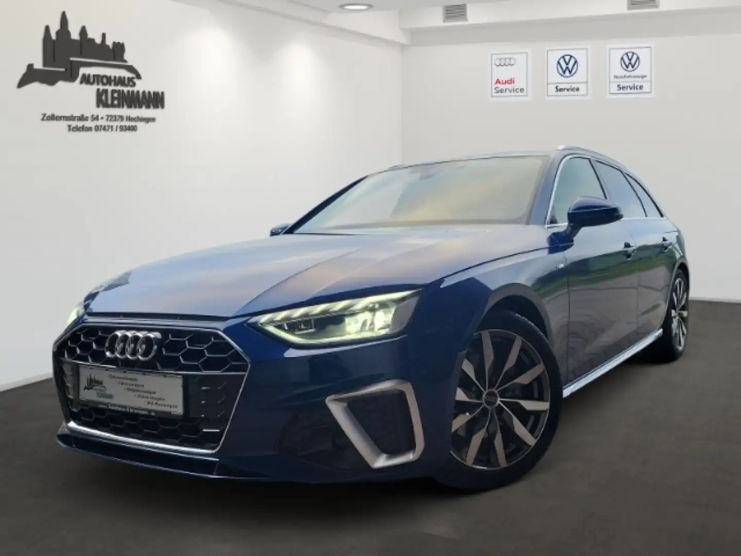 Audi A4 35 TDI S line 2.0 EU6e Avant AHK,Tourp.Business,Vi Blau - 1
