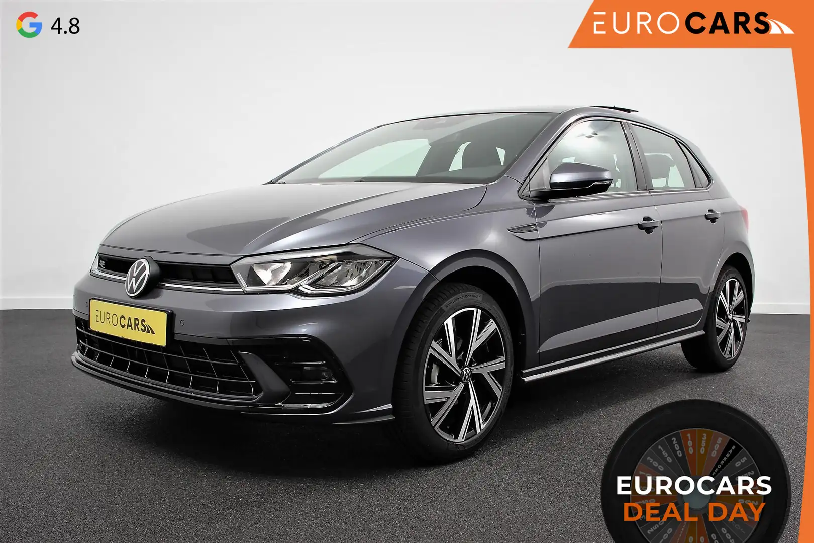Volkswagen Polo 1.0 TSI DSG R-Line Panorama dak Camera 17" Lichtme Gris - 1