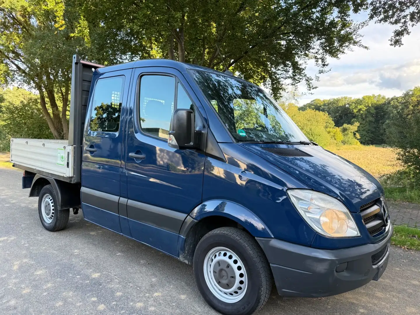 Mercedes-Benz Sprinter 313 *Doka-Pritsche*Guten-Zustand*1-Hand Blau - 1
