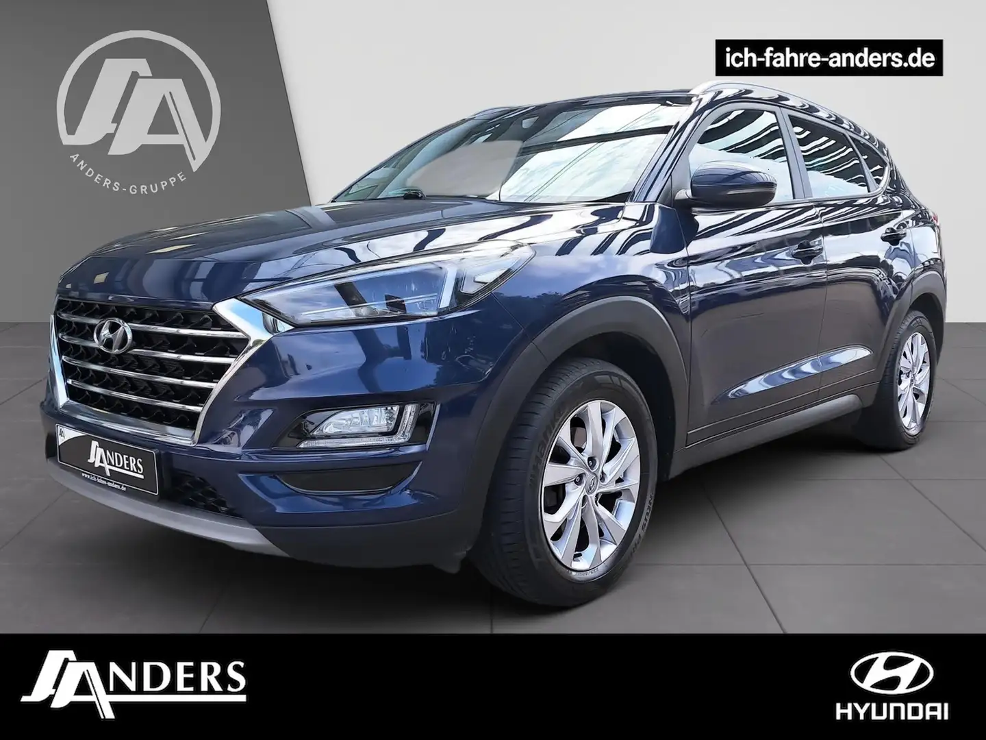 Hyundai TUCSON 1.6 Passion+ 2WD Navi+SHZ+LED+PDC+Kamera Bleu - 1