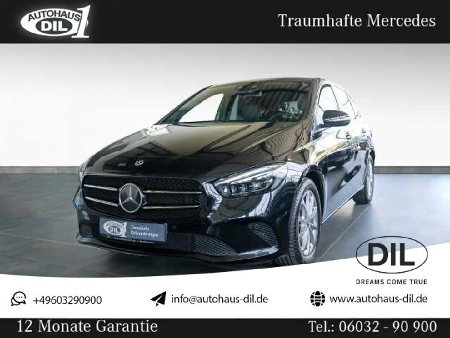 Mercedes-Benz B 250 7G-DCT *R-KAMERA*1.HAND*AHK*LEDER*NIGHT* Negro - 1