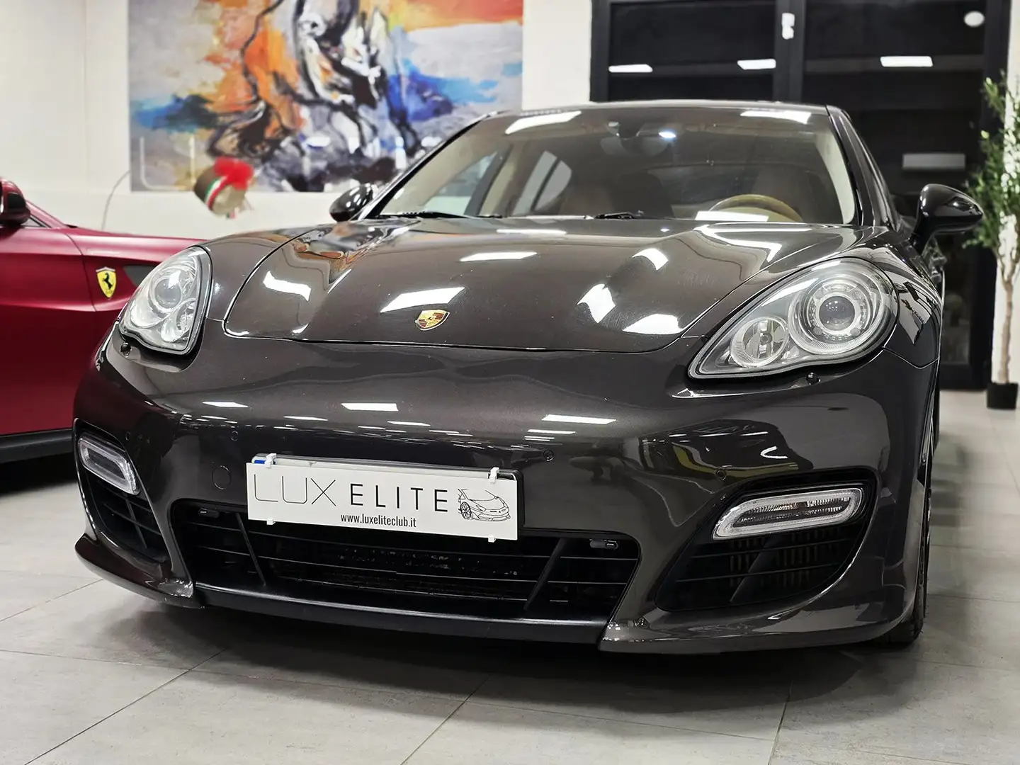 Porsche Panamera 4.8 TURBO TAGLIANDO_SERVICE BOOK_TETTO_LIFT_SPORT Gris - 1