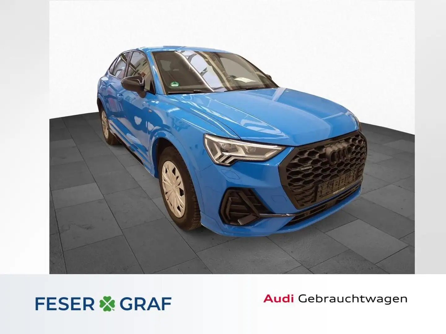 Audi Q3 Sportback 40TDI qu. Matrix/sline//Sonos/Kamera/Vir Blau - 1