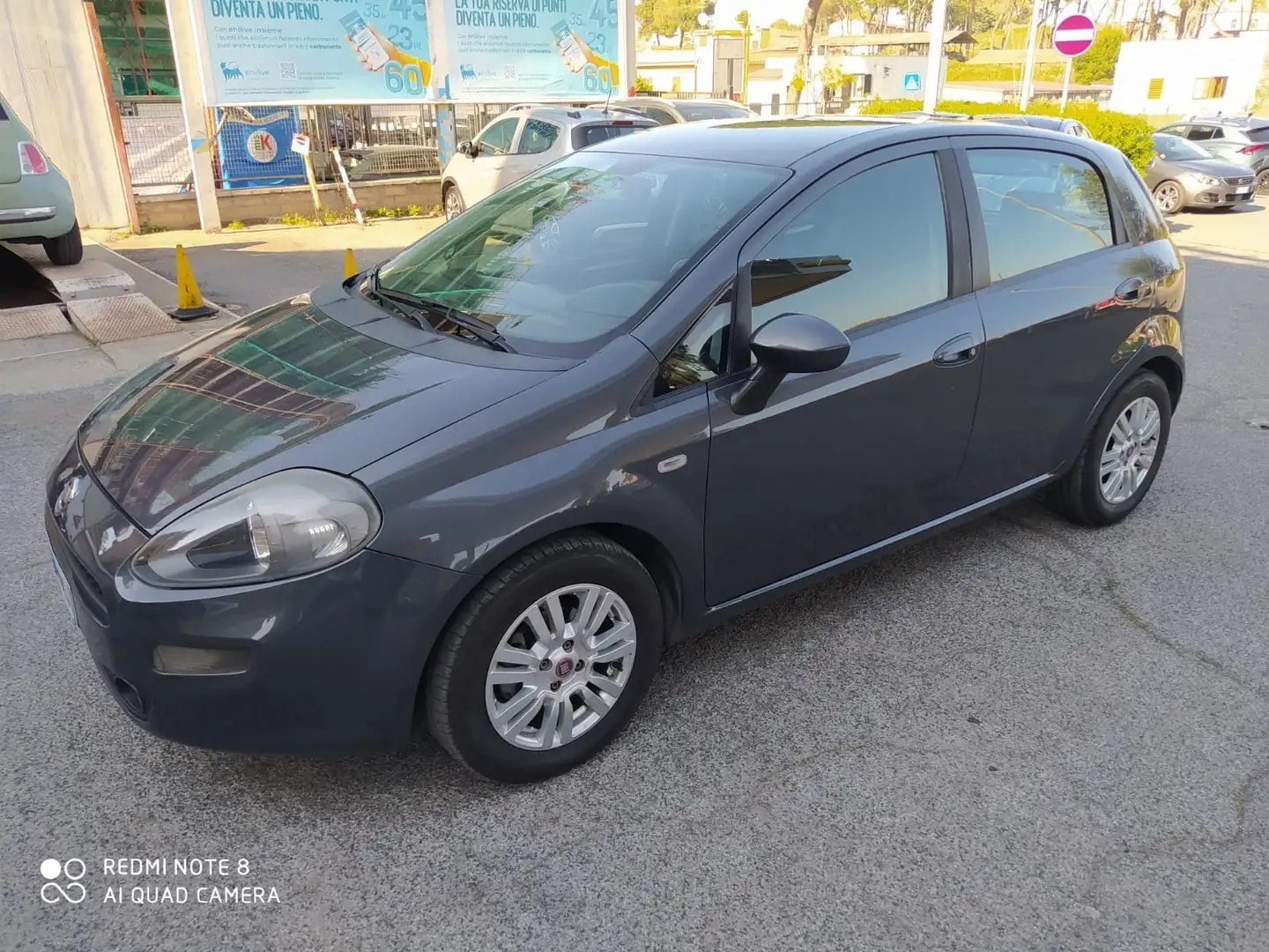 Fiat Punto Punto 5p 1.3 mjt II 16v Lounge eco s Grigio - 2