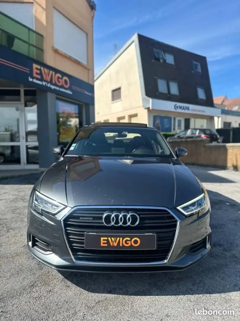 Audi A3 2.0 TDI 184CH S-LINE QUATTRO S-TRONIC BERLINE LIMO Gris - 2